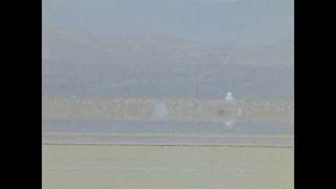 1979-Rocket Car / Sonic Speed / Stan Barrett / USA / 1979 Vídeos de archivo 77842443