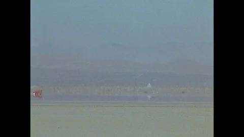 1979-Rocket Car / Sonic Speed / Stan Barrett / USA / 1979 Vídeos de archivo 77842454