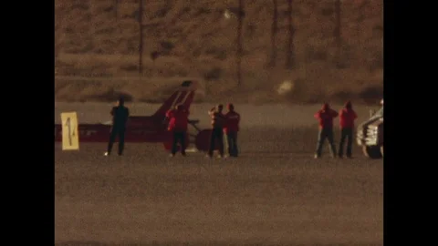 1979-Rocket Car / Speed Record / Stan Barrett / USA / 1979 Stock Footage 77842423