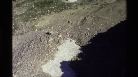 1980: A Rugged Landscape with Sparse Forests Seen from Above Western USA Video stock 70196529