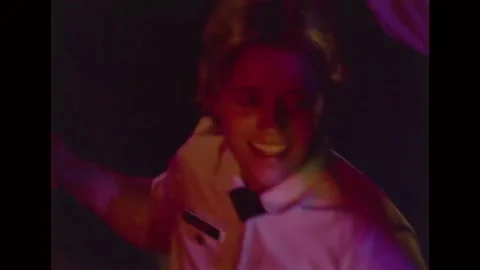 1980 - Servicewomen are highlighted at a dance at Lackland Air Force Base. Stock Footage 241804792