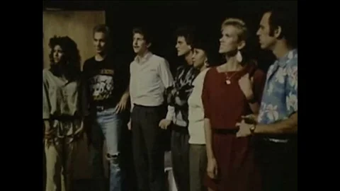 A 1980's about using condoms, STD's and sexual protection. Stock Footage 101251666