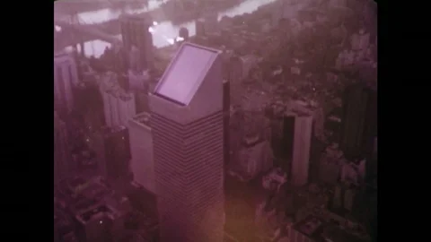 1980s: City Corp Centre, New York Stock Footage
