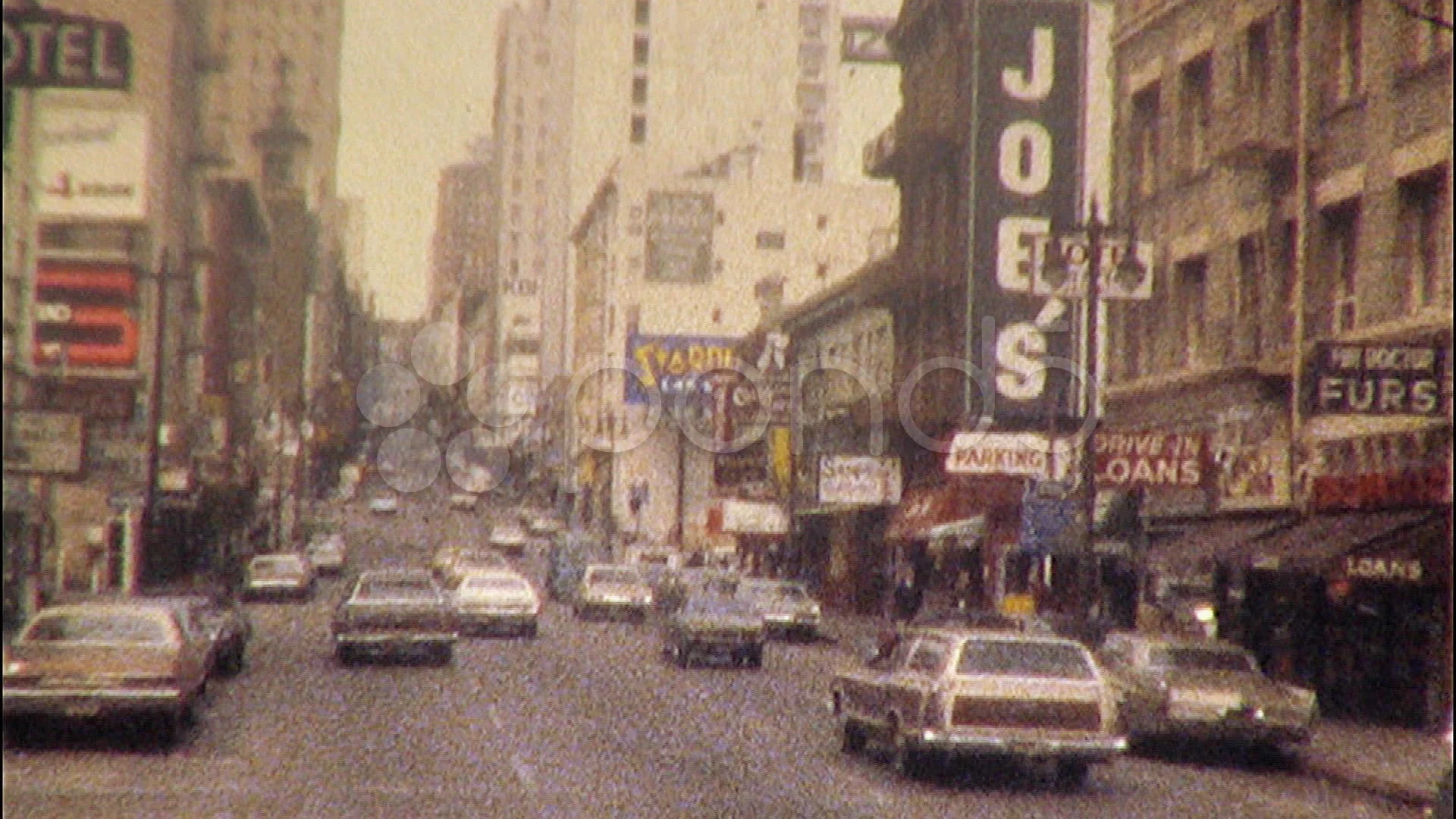 Vintage scene of San Francisco