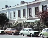 1980S: Melbourne Inner City Terrace Style Houses Stock Footage
