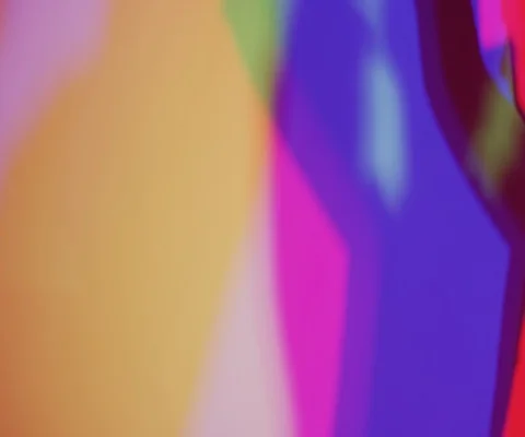 1980's style party with shadows projecting on neon lights Stock Footage 108897416