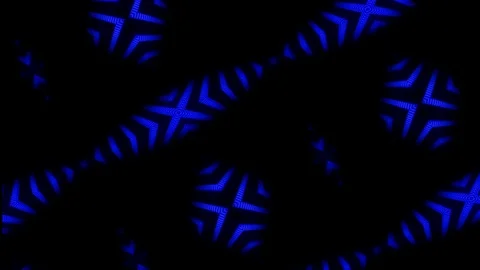 1980s style triangular background with fluorescent LED lighting Video stock 112454017