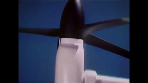 1981 - NASA develops aircrafts capable of vertical takeoff. 動画素材 86407808