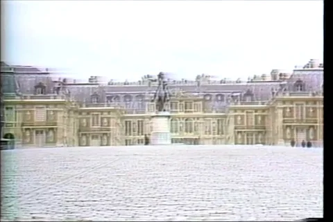1982 - Attendees of the Economic Summit at Versailles include Ronald Reagan, Stock Footage 99669004
