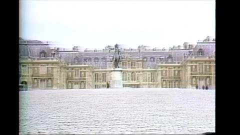 1982 - Attendees of the Economic Summit at Versailles include Ronald Reagan, Stock Footage 120038655