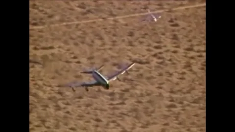 1984 - A Controlled Impact Demonstration burns all the crash test dummies on Stock Footage 120413255