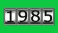 1985 on billboard HD Footage