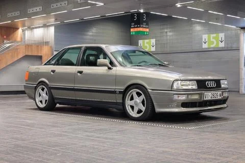 1987 Audi 90 2.3E Stock Photos