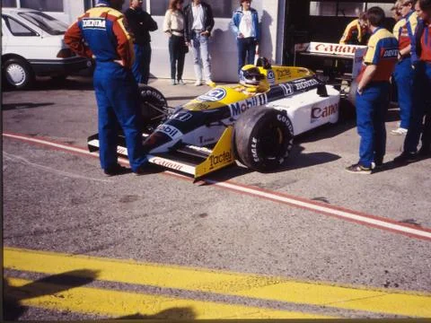 1987  Williams FW11 스톡 사진