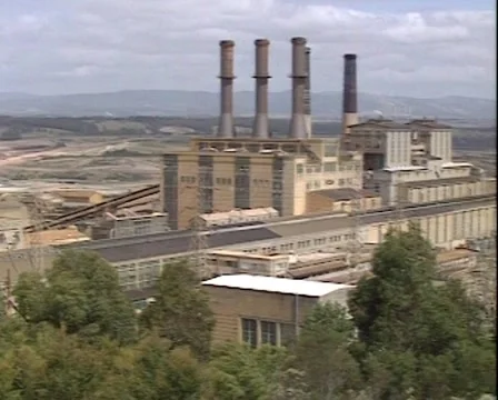 1988: AUSTRALIAN POWER GENERATION PLANT Stock Footage 62897424
