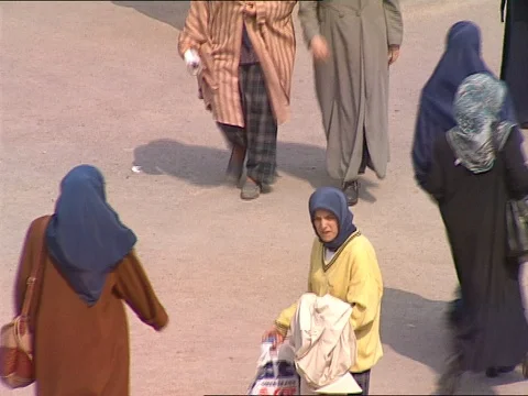 1990-Schoolyard / Koran School / Turkey / 1990-1999 Stock Footage