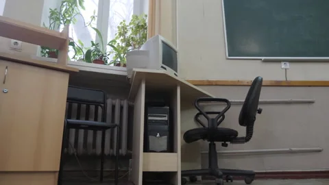 1990S Computer Technology. View Of Old Computer Stock Footage 256598241