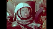 1990S: Neil Armstrong Speaks From Cockpit Of Plane. X-15 Jet Flies Through Sky. Stock Footage