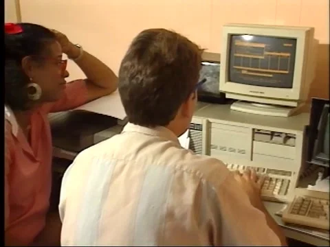 1990's PC computer archival footage 1 Stock Footage 41834139