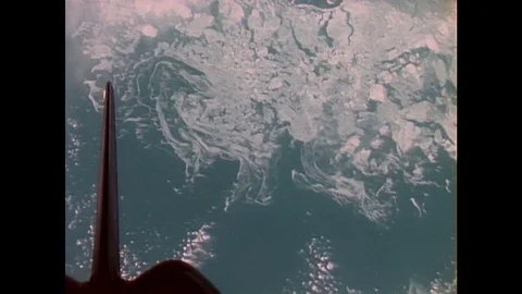 1990s: shuttle over earth. Astronauts work out in space shuttle. Stock Footage 75129621