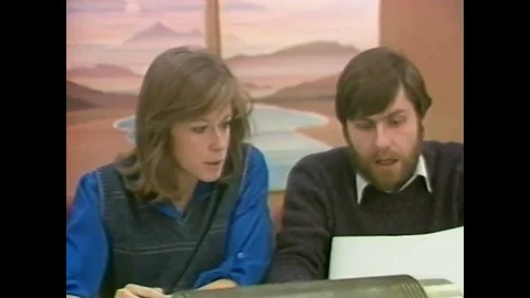 1991 - The benefits of scale model testing are explained by a nuclear waste cask Stock Footage 93332043