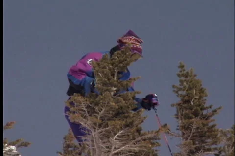 1992 Extreme Skiing A-Basin 스톡 동영상 33521533