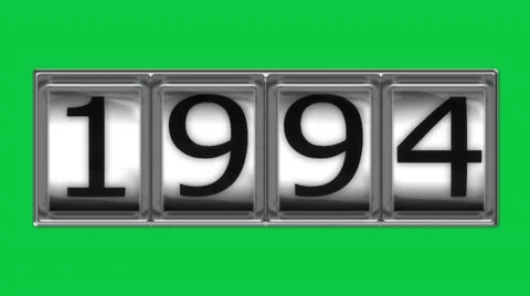 1994 on billboard Stock Footage 10598377