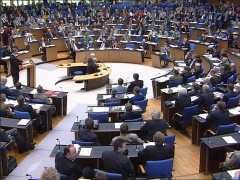 1994-Oath / Helmut Kohl / Germany / 1994 Stock Footage