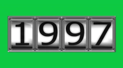 1997 on billboard Stock Footage 10598363