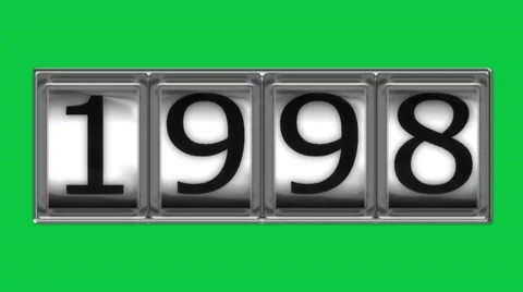 1998 on billboard Stock Footage 10598343