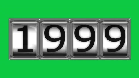 1999 on billboard Stock Footage 10598307