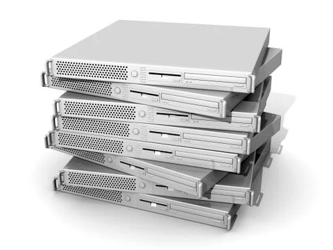 19inch serverracks. Stock Illustration