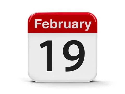 19th February Stock Illustration