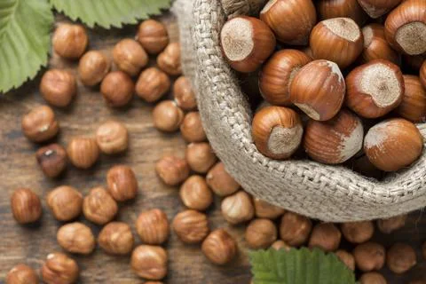 1close up view nuts concept arrangement. High quality photo Stock Photos
