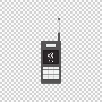 1G high speed communication technology concept, Mobile communication Stock Illustration
