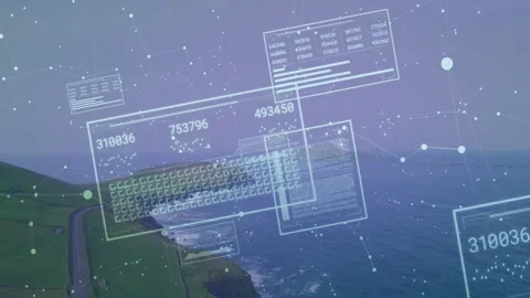 1s mark initiating frames fading panels appearing numbers updating per second Stock Footage 311085245