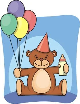 1st birthday Stock Illustration