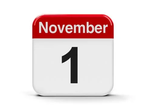 1st November Stock Illustration