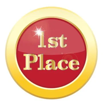 1st Place Icon Stock Illustration