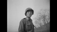 1St Rok Antitank Gun Team Soldiers In Action On Post - 1951 Stock Footage