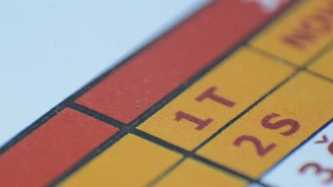 1th of the month Stock Footage 98545856