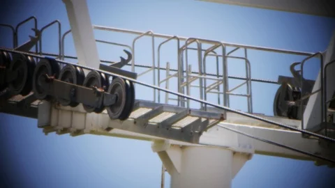 2 in 1 Cable Car Working Stock Footage 90334776