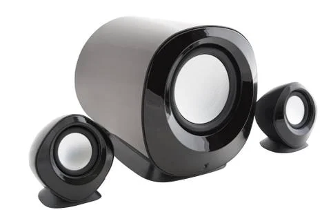 2 + 1 speaker Stock Photos