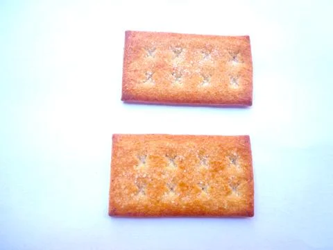 2 biscuits with sugar sprinkles Foto stock