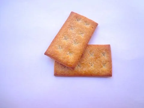 2 biscuits with sugar sprinkles Stock Photos