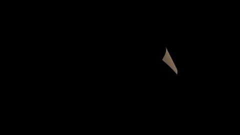 2 black strip opens, space for text appears under 動画素材 76391201