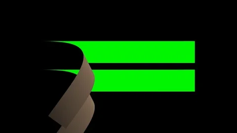 2 black strip opens, space for text appears under Stock Footage 76398806