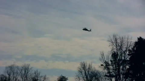 2 Blackhawks coming in Stock Footage 1124340