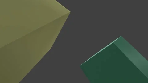 2 box cube 3DCG animation motion graphics Stock Footage 169381109