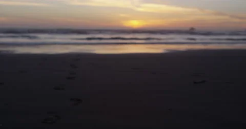 2 boys run into sunset on beach fitness slow motion togetherness Stock-Footage 67821072